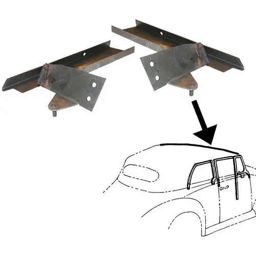 Reparatieplaten voor softtop frame 68 ->71 - 2 stuks Nu Kopen