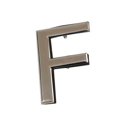 Exclusief Verchroomd merkteken "F" (Nikkel)