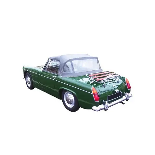 Zwart vinyl dak voor MG Midget MK2 (1964-1966) Ambachtelijk