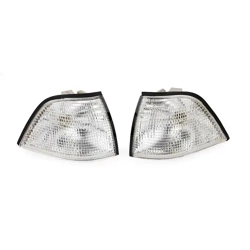 Paar witte richtingaanwijzers voor BMW E36 Coupé en Cabriolet Must-Have