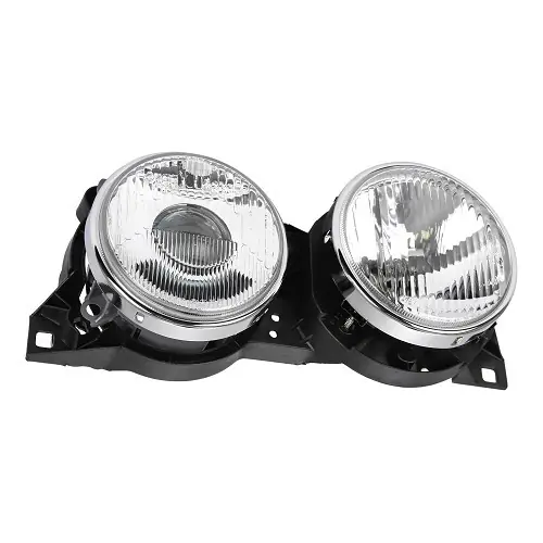 Luxe Dubbele halogeen koplamp links vooraan voor BMW 3 Reeks E30 fase 2 (09/1988-) - bestuurderszijde