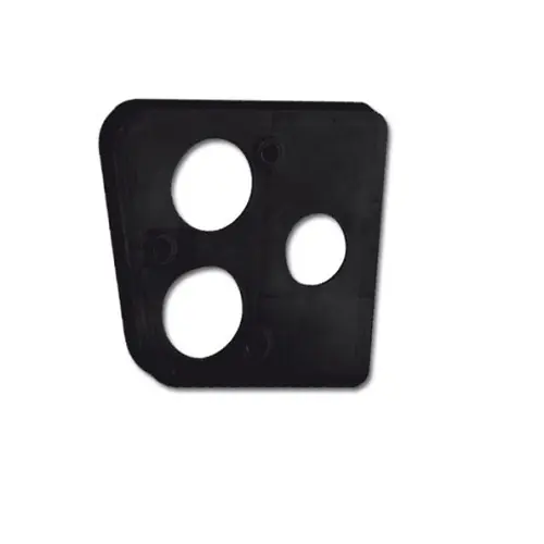 Linker achterlichtsteun voor 2CV vanaf februari 1970 - zwart Handgemaakt