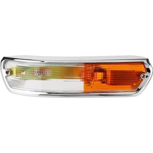Complete linker richtingaanwijzer grijs en oranje voor BMW 02 serie E10 (03/1966-07/1977) - Italiaanse versie Premium