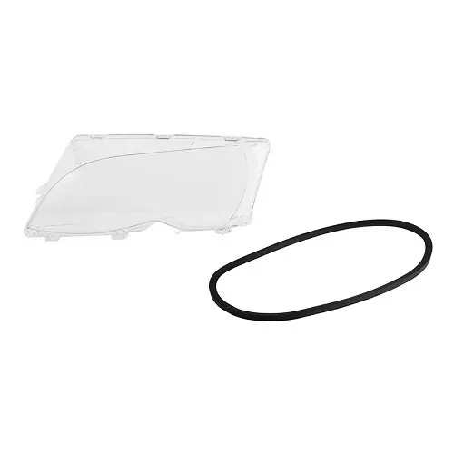 Origineel Koplampglas links voor BMW E46 vanaf 09/01->