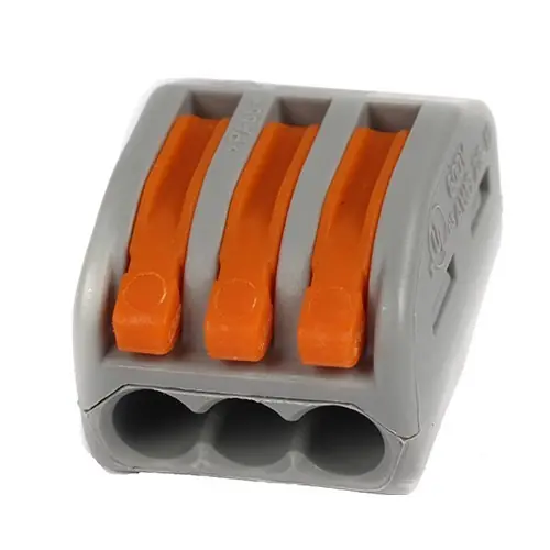 3-aansluitklem - doorsnede 0,08 tot 4 mm². Populair