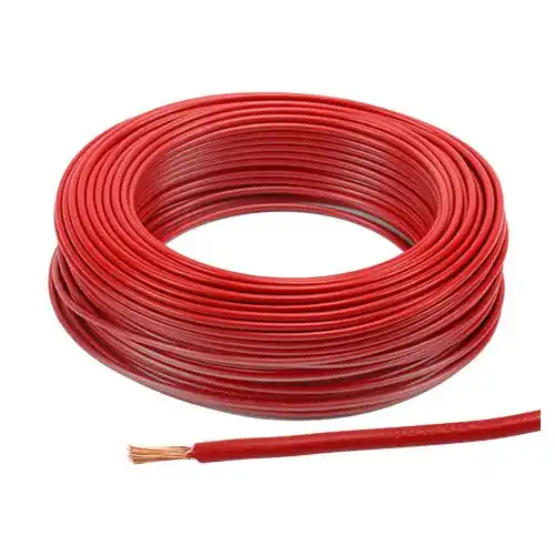 Speciale elektrische draad voor auto's - 2,5 mm2 - per meter - rood Actieprijs