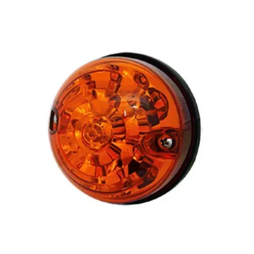 Oranje LED-indicatielampje - 73 mm Trendy