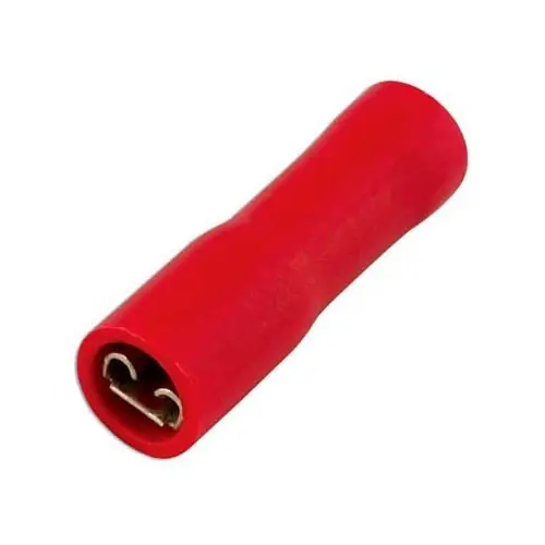 Trendy Isolerende vrouwelijke kabelschoenen - bladbreedte: 6,3 mm - draaddiameter: 0,5 mm² => 1,5 mm².