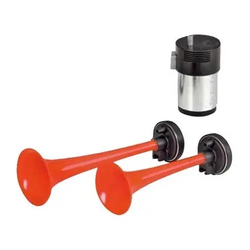 Direct Beschikbaar Claxon "2 tonen" 12 volt, krachtig en diep geluid