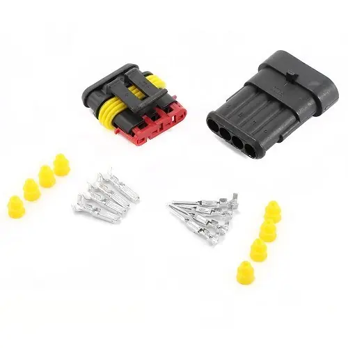 4-polige waterdichte aansluitklemmen Luxe