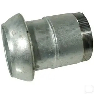 Verloopstuk Perrot KKV 5" met draad 5" Finale Uitverkoop