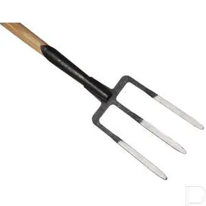Bestel Nu Spitvork dubbele veer 3-tands met steel