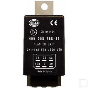 Knipperrelais LED 6-polig 12V Handgemaakt