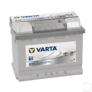Betaalbaar Start accu Silver Dynamic 12V 63Ah 610A 242x175x190mm B03 1