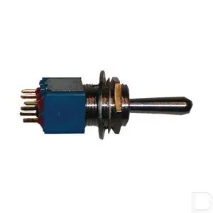 Schakelaar mini 5600M 4A ON-OFF-ON Ø 11.9mm 2-pol 1.8x0.5mm Korting