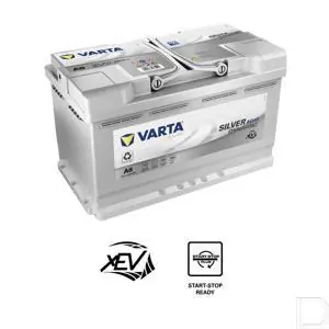 Accu 12V 80Ah 800A AGM XEV A6 VARTA Gecertificeerd