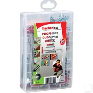 Budget Profi-Box Duopower plug/screw assortiment 87stuks