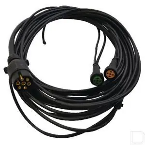 Merkproduct Adapter kabelset 7 polige stekker en 2x 5 polige bajonetstekker 8 meter