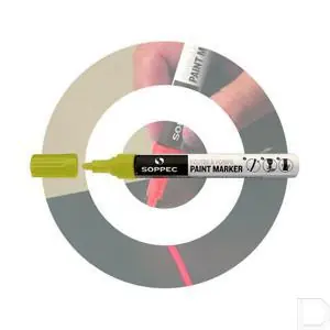 Permanent marker verf geel Uitverkoop