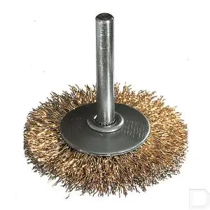 Staaldraadborstel 55x8x6mm messing Lage Kosten