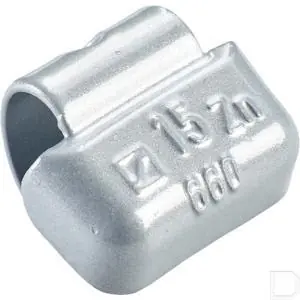 Handgemaakt Wielgewicht zink H660 15gr 10