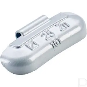 Voordeelprijs Wielgewicht zink H161 25gr 10