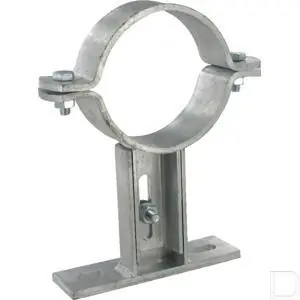 In De Mode Leidingklem wandbevestiging Ø 125mm verstelbaar