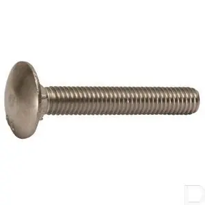 Merkproduct Slotbout M8x80 RVS A4 DIN603