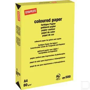 Snelle Levering Papier SPLS A4 geel 500 vel