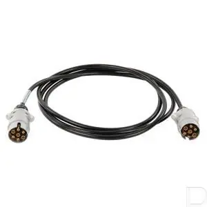Verbindingskabel 7polig 3m met metalen stekkers Koopje