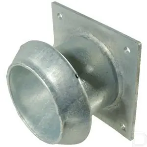 Verloopstuk Perrot KKV 6" met vierkantflens 8" Fabrieksprijs