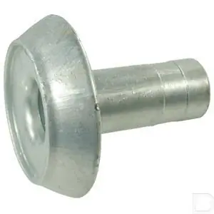 Verloopstuk Perrot KKV 6" met tule 2" Handgemaakt