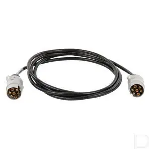 Verbindingskabel 7polig 3.5m met metalen stekkers Professioneel