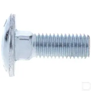 Slotbout M12x35 8.8 verzinkt DIN603 Handgemaakt