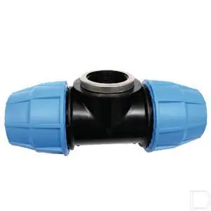 Nieuwe Collectie T-stuk S16 tyleen 20mm x 3/4" female PP