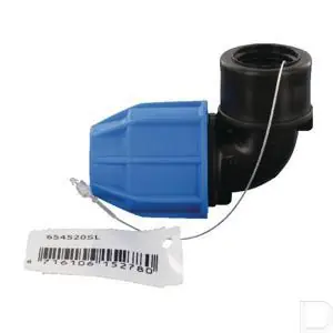 Kniekoppeling S16 tyleen 16mm x 1/2" female PP Betaalbaar