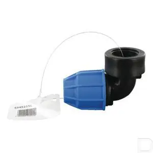 Kniekoppeling S16 tyleen 16mm x 3/4" female PP Lage Prijs