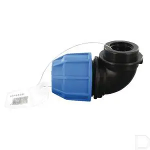 Bulkbestelling Kniekoppeling S16 tyleen 25mm x 3/4" female PP