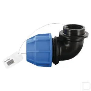 Ambachtelijk Kniekoppeling S16 tyleen 40mm x 1.1/4" female PP