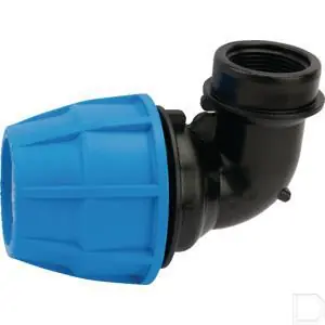 Populair Kniekoppeling S16 tyleen 50mm x 1.1/4" female PP