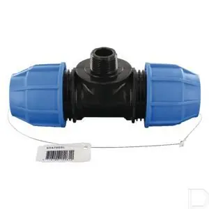 Direct Verzonden S16 tyleen T-koppeling 32mm x 1/2" male PP