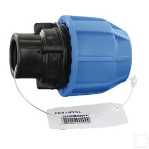 Koppeling S16 tyleen 25mm female PP Uitverkoop