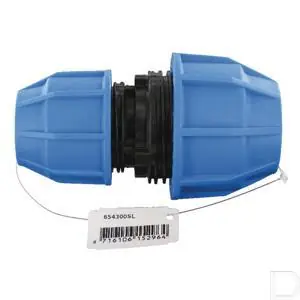 Laatste Versie S16 Tyleen verloopkoppeling 40x32mm PP