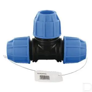 Lage Kosten S16 Tyleen T-stuk 25mm PP