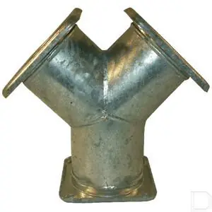 Express Levering Y-stuk 6"