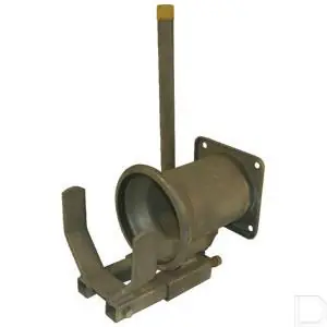 Snelsluiting Bazzoli KKM 6" met vierkantflens Favoriet