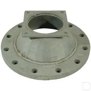 Vierkantflens 6" met normflens 10" Voordeelprijs