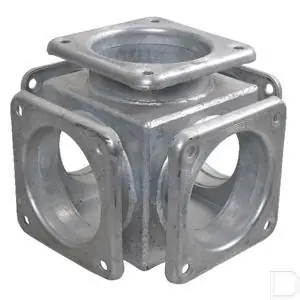 Vijfwegverdeelblok 6" Ambachtelijk