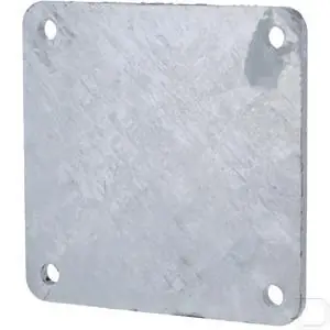 Trendy Vierkantflens blind 6" plat