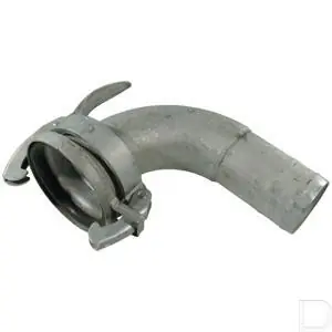 Bocht Perrot KKM 6" 90° met tule 5" Express Levering